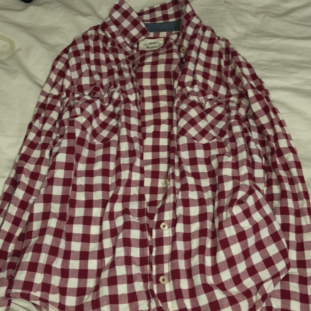 Red plaid shirt